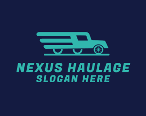 Express Delivery Truck  logo design