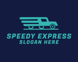 Express Delivery Truck  logo design