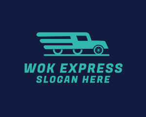 Express Delivery Truck  logo design