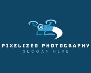 Drone Camera Flight logo design