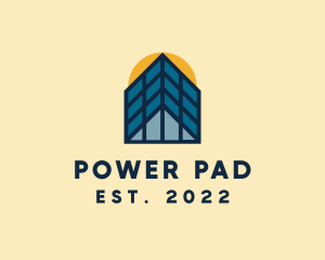 House Solar Panel Power logo design