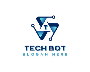 Cyber AI Technology logo design