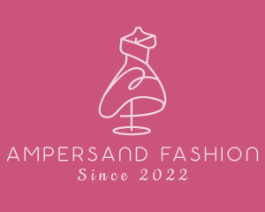 Fashion Dressmaker Mannequin logo design