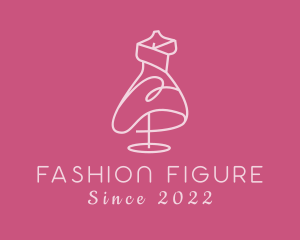 Fashion Dressmaker Mannequin logo design