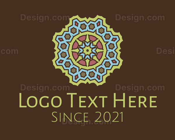 Ornamental Geometric Pattern Logo