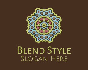 Ornamental Geometric Pattern  Logo