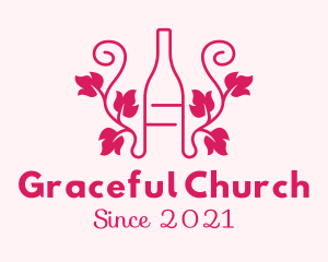 Grape Vine Bottle  logo