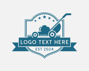 Garden Lawn Mowing logo