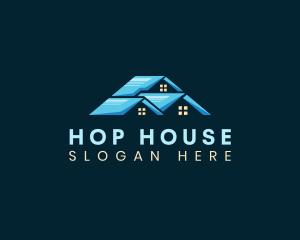 House Roof Maintenance logo design