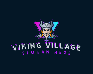 Viking Warrior Gaming logo design