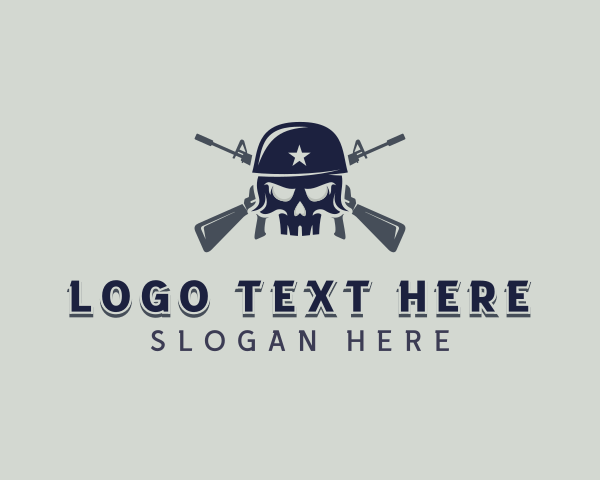 Shooting Range logo example 1