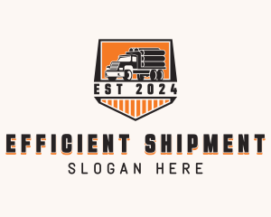 Logging Truck Delivery logo design