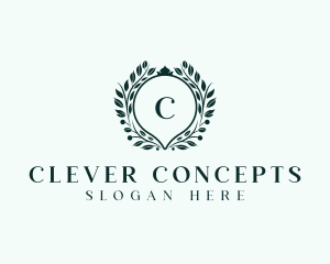 Floral Wreath Wedding Planner logo
