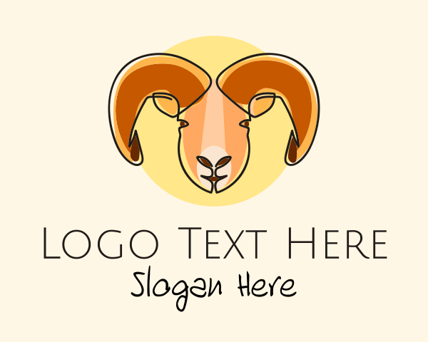 Lamb logo example 3