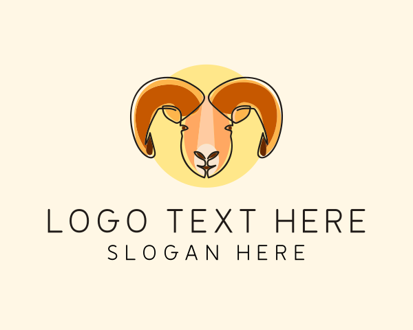 Lamb logo example 3