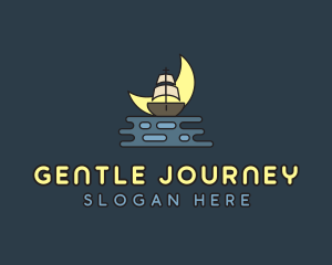 Pirate Boat Ship logo design