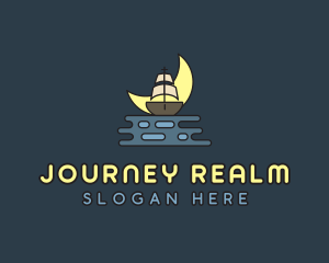 Pirate Boat Ship logo