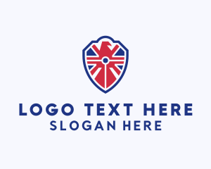 British Eagle Shield Logo