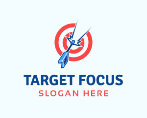 Pressure Wash Target Cleaning logo design