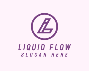 Modern Logistics Letter L logo design