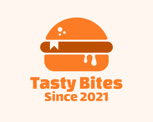 Burger Recipe Book logo design