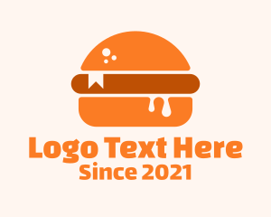 Recipe - Burger Recipe Book logo design