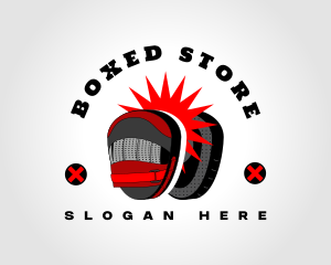 Boxing Pad Training logo design