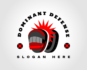 Boxing Pad Training logo design