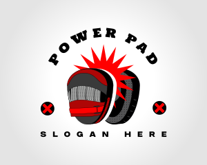 Boxing Pad Training logo design