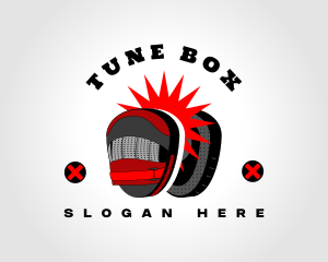 Boxing Pad Training logo design