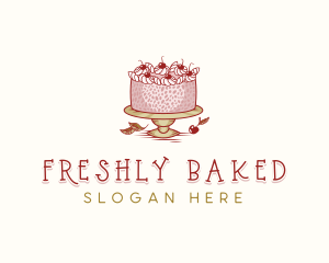 Cherry Cake Patisserie logo design