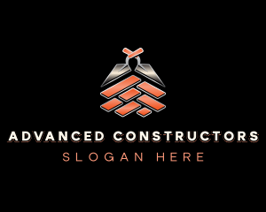 Masonry Trowel Carpentry logo design