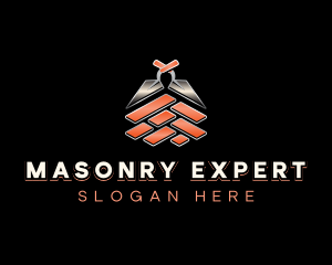 Masonry Trowel Carpentry logo design