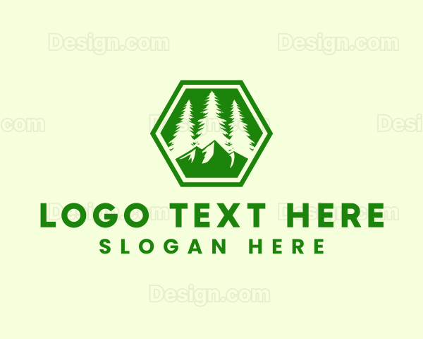 Outdoor Forest Mountain Logo