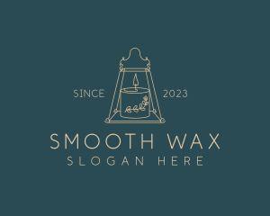 Wax Candle Lantern logo design