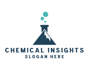 Lab Flask Science Chemistry logo