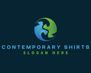 Eco Shirt Clothing logo design