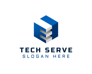 Tech Data Server Letter E logo