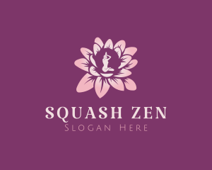 Flower Zen Yoga logo design