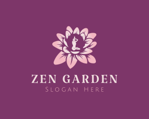 Flower Zen Yoga logo design