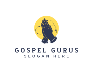 Religious Hand Rosary logo