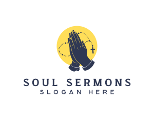 Religious Hand Rosary logo