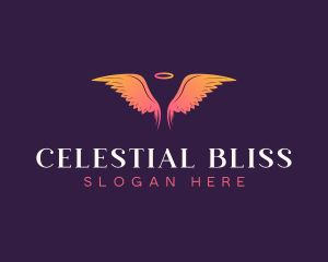 Spiritual Celestial Angel logo design