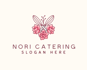 Flower Whisk Patisserie logo design