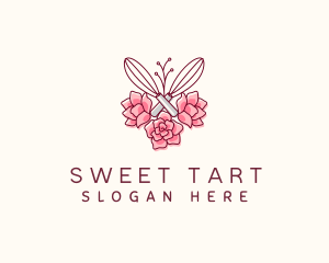 Flower Whisk Patisserie logo design