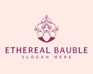 Ethereal Beauty Woman logo design