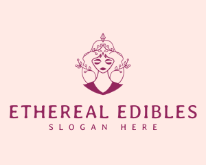 Ethereal Beauty Woman logo design