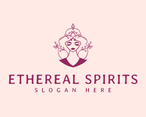 Ethereal Beauty Woman logo design