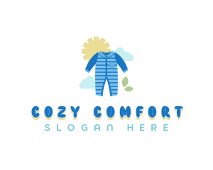 Baby Pajama Onesie logo design