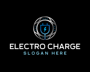 Electric Energy Plug logo design